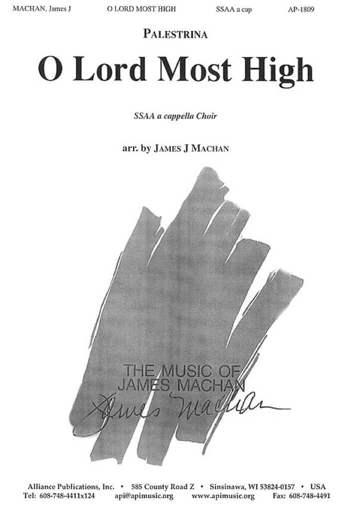 O Lord Most High