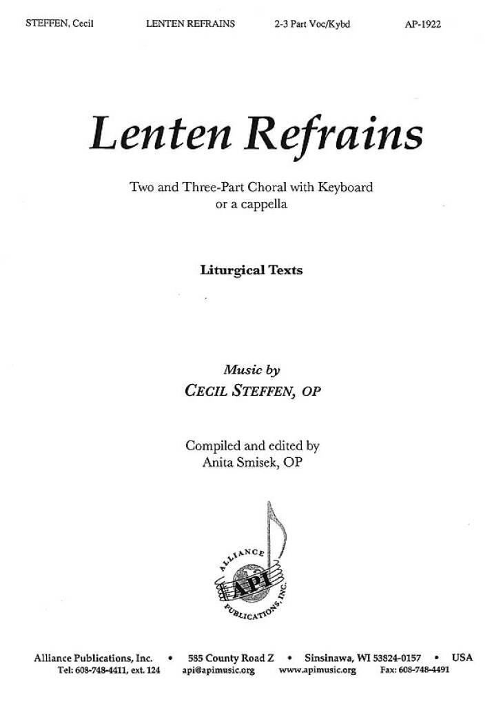 Lenten Refrains