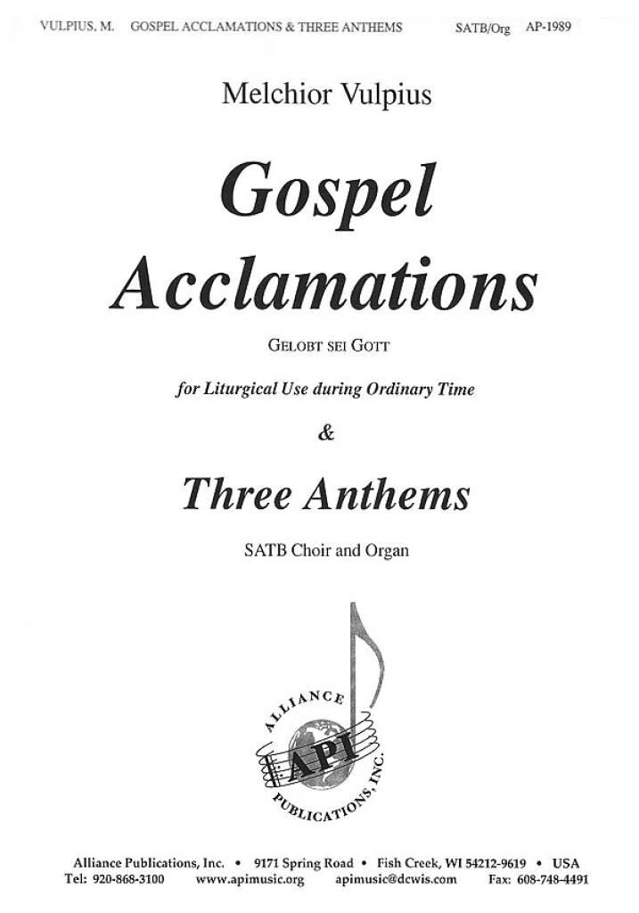 Gospel Acclamations & Three Anthems