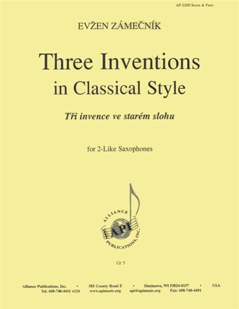 Three Inventions in Classical Style