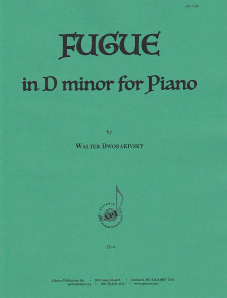 Fugue in D Minor for Piano