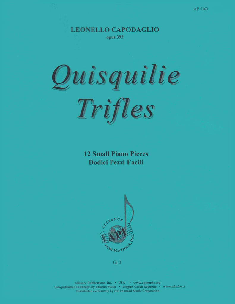 Quisquilie (Trifles) - 12 Small Pieces