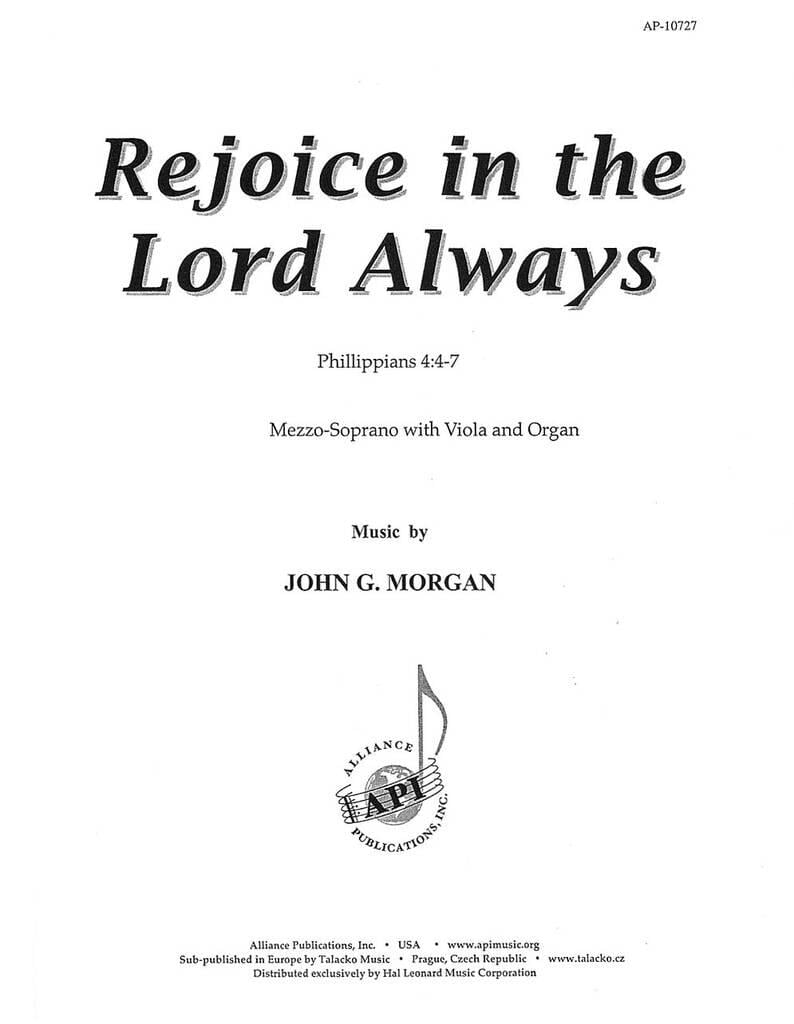 Rejoice in the Lord Always