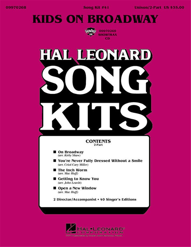 Kids on Broadway Song Kit #41