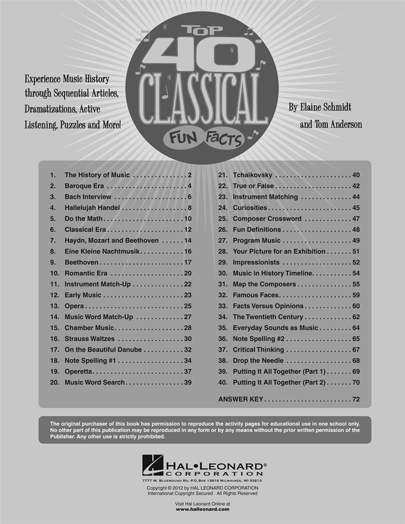 Top 4 Classical Fun Facts