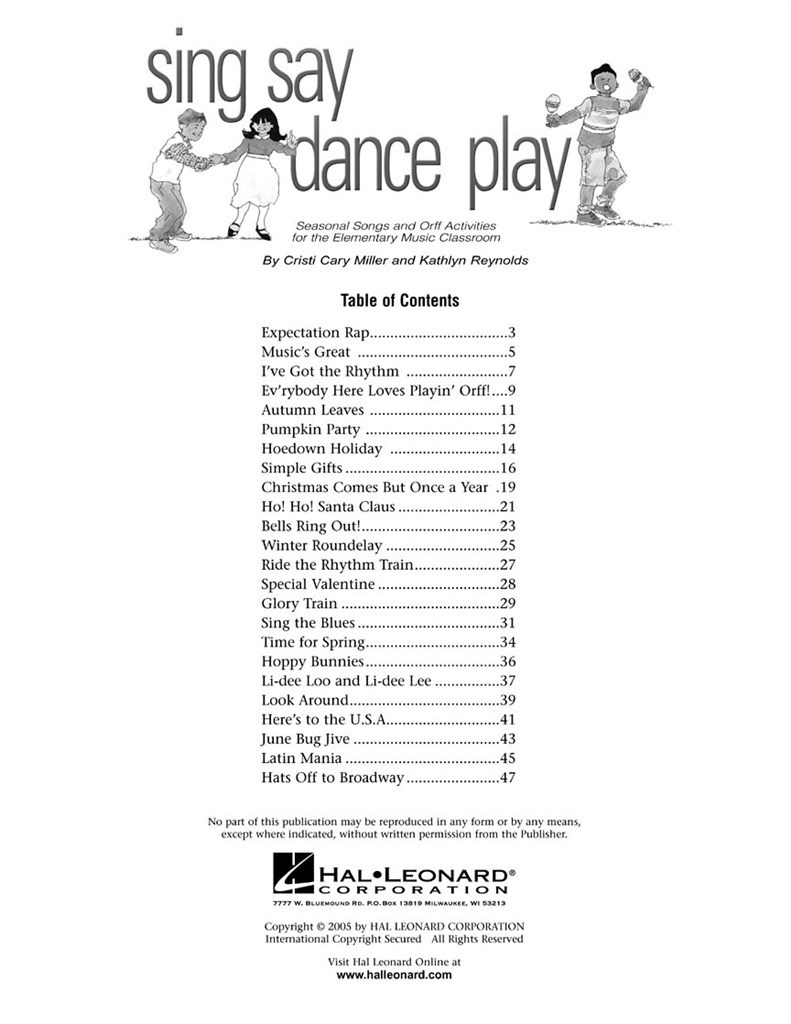 Sing Say Dance Play