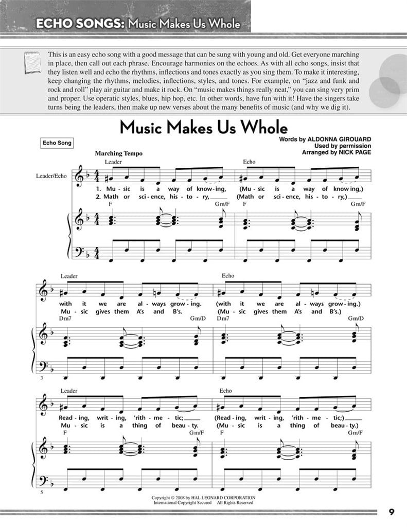 Nick Page Sing With Us Songbook