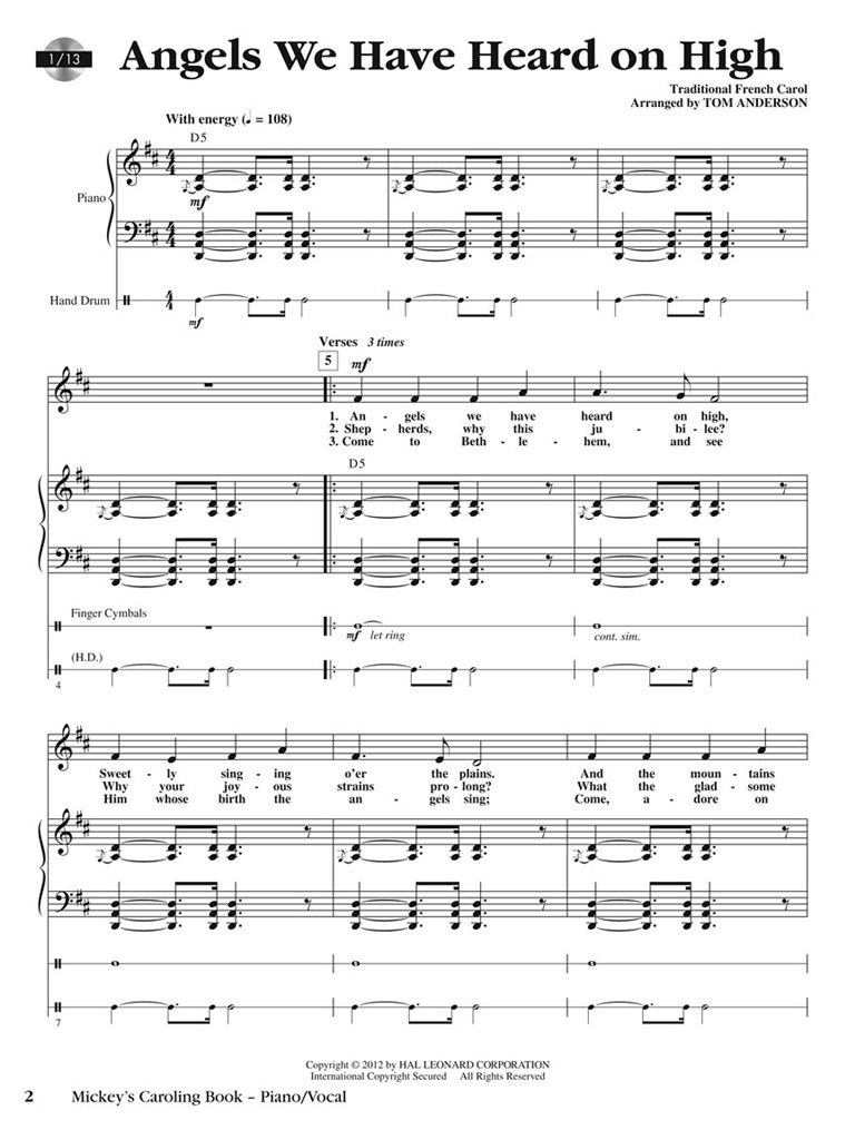 Mickey's Caroling Book