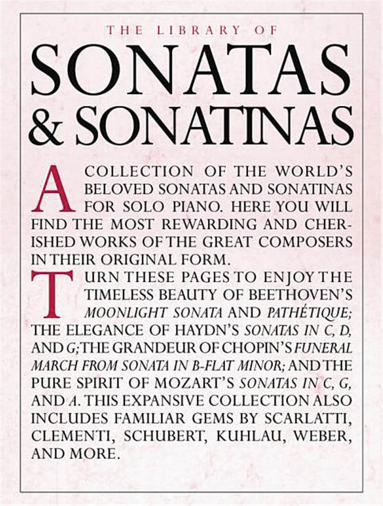 The Library of Sonatas and Sonatinas
