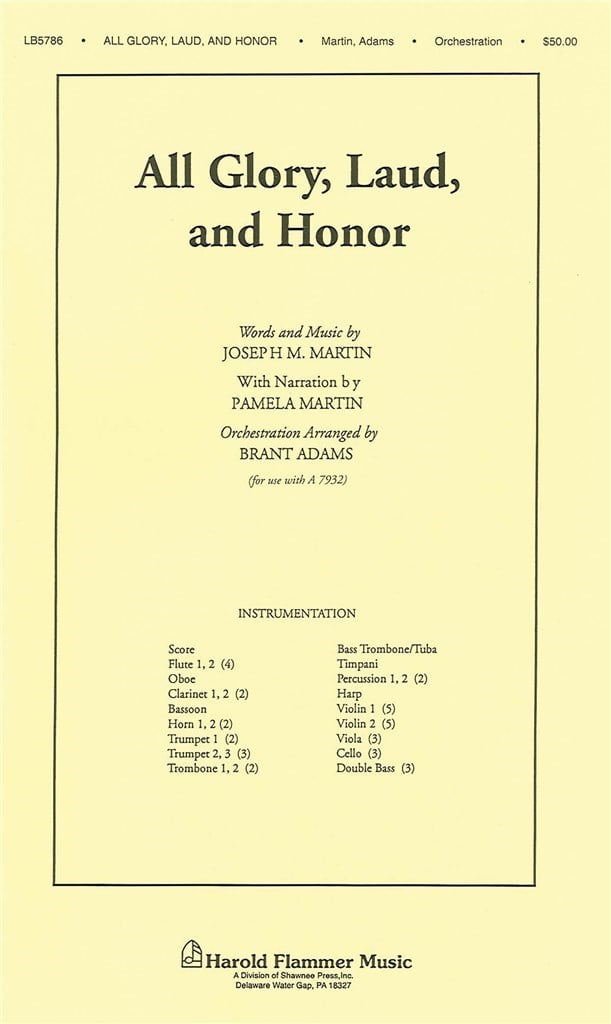 All Glory, Laud and Honor