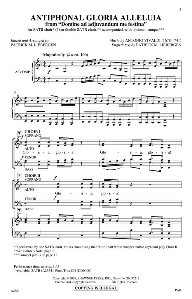 Antiphonal Gloria Alleluia