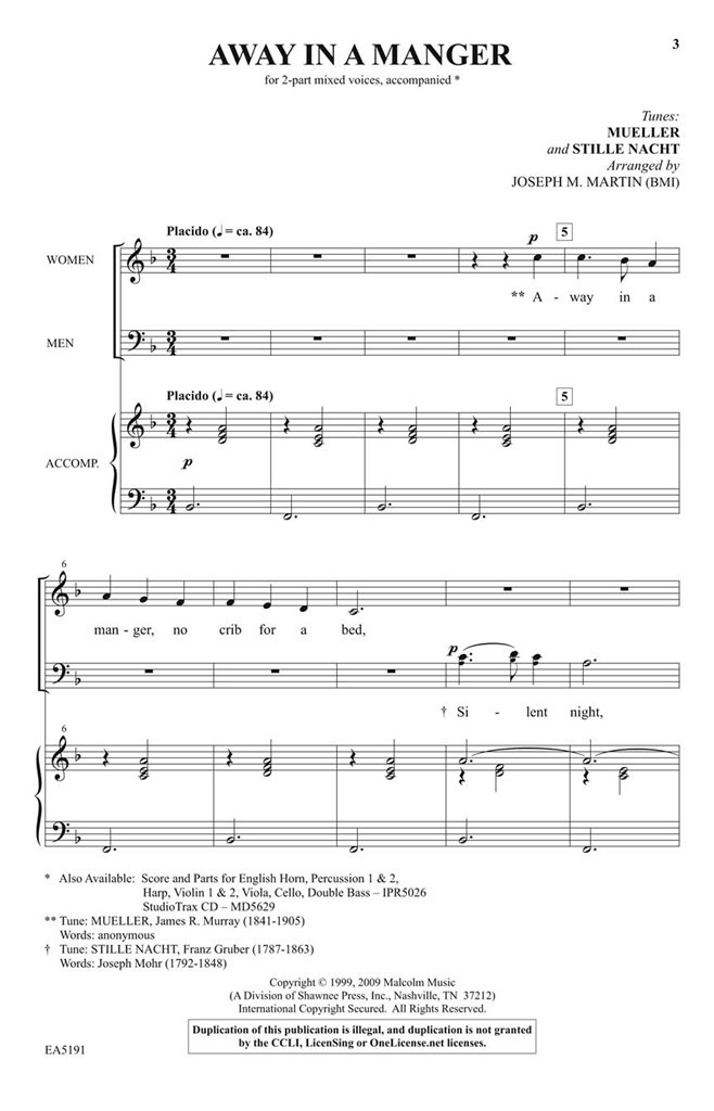 Away in a Manger (from Canticle of Joy)