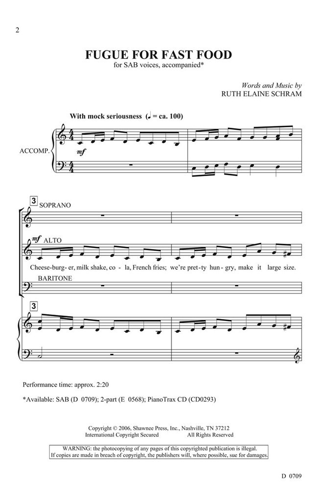 Fugue for Fast Food