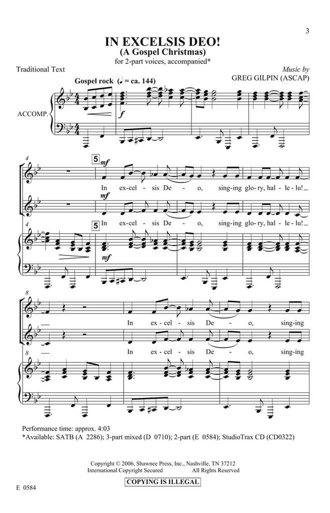 In Excelsis Deo! (A Gospel Christmas)