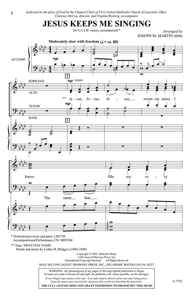 Jesus Keeps Me Singing
