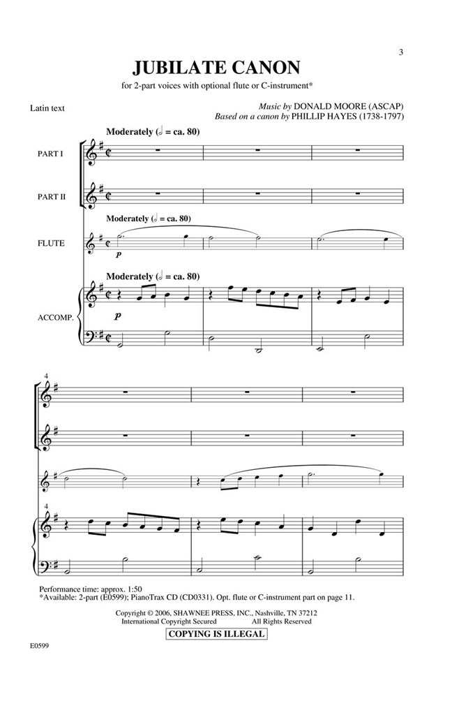 Jubilate Canon