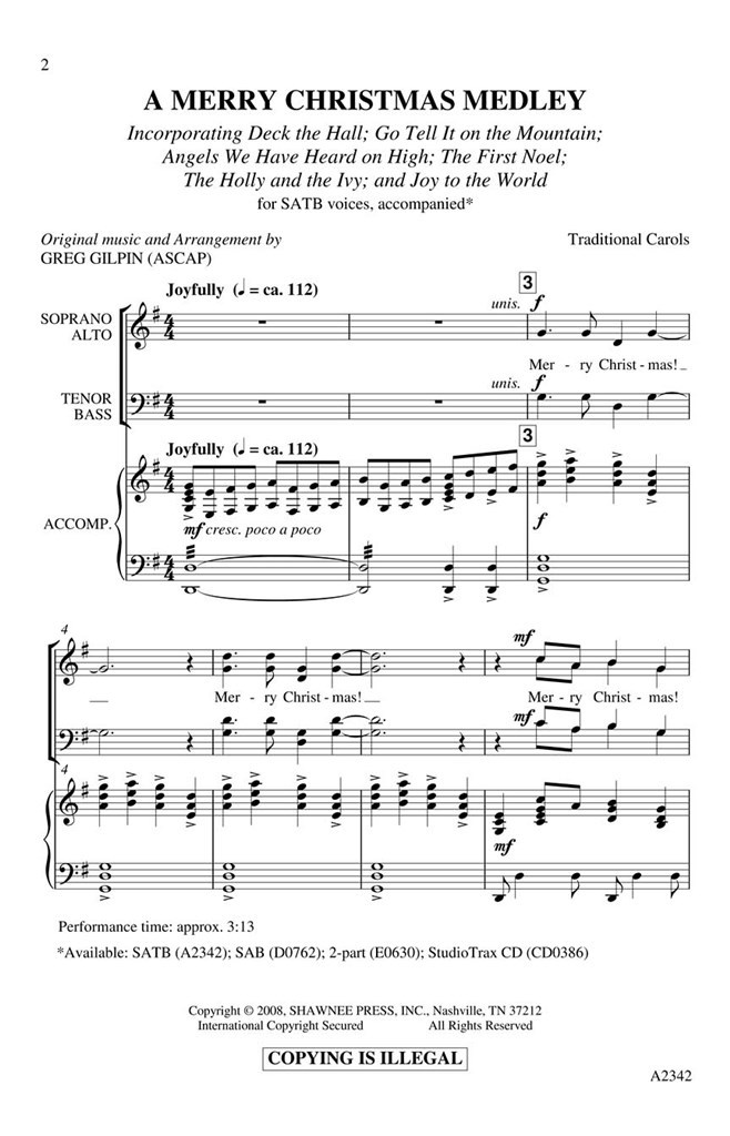 A Merry Christmas Medley
