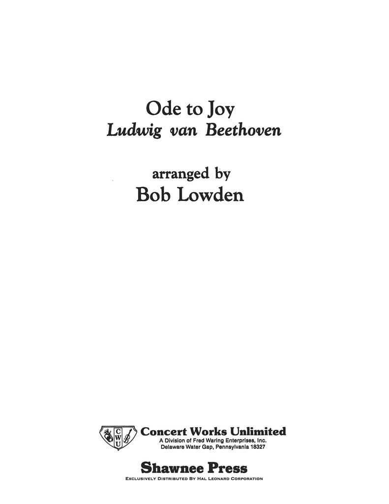 Ode to Joy