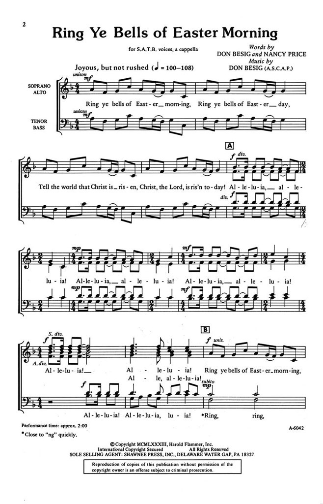 Ring Ye Bells of Easter Morning