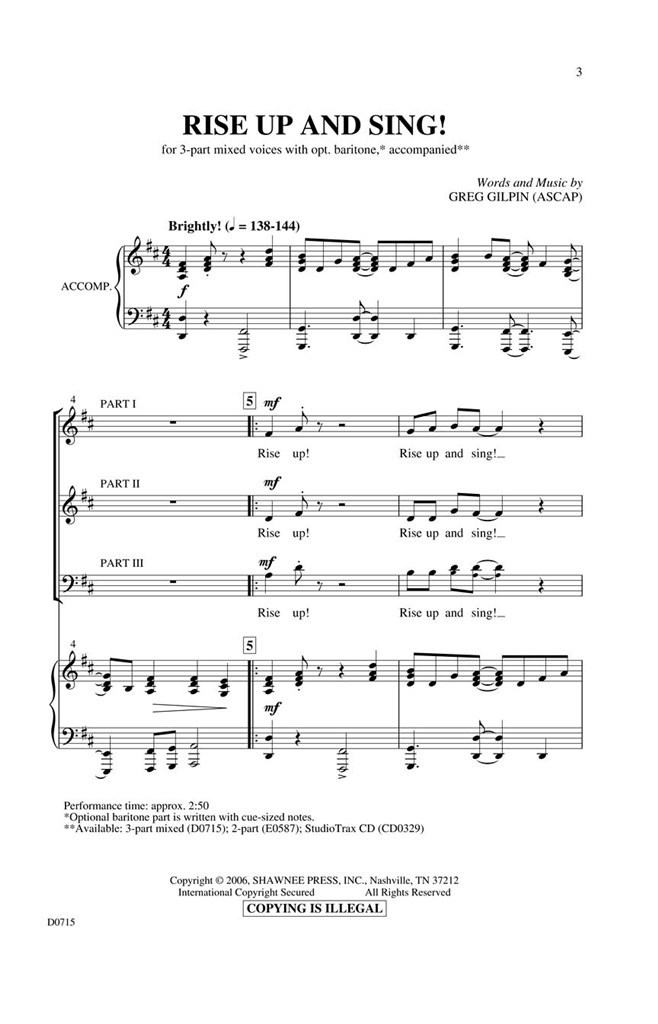 Rise Up and Sing!