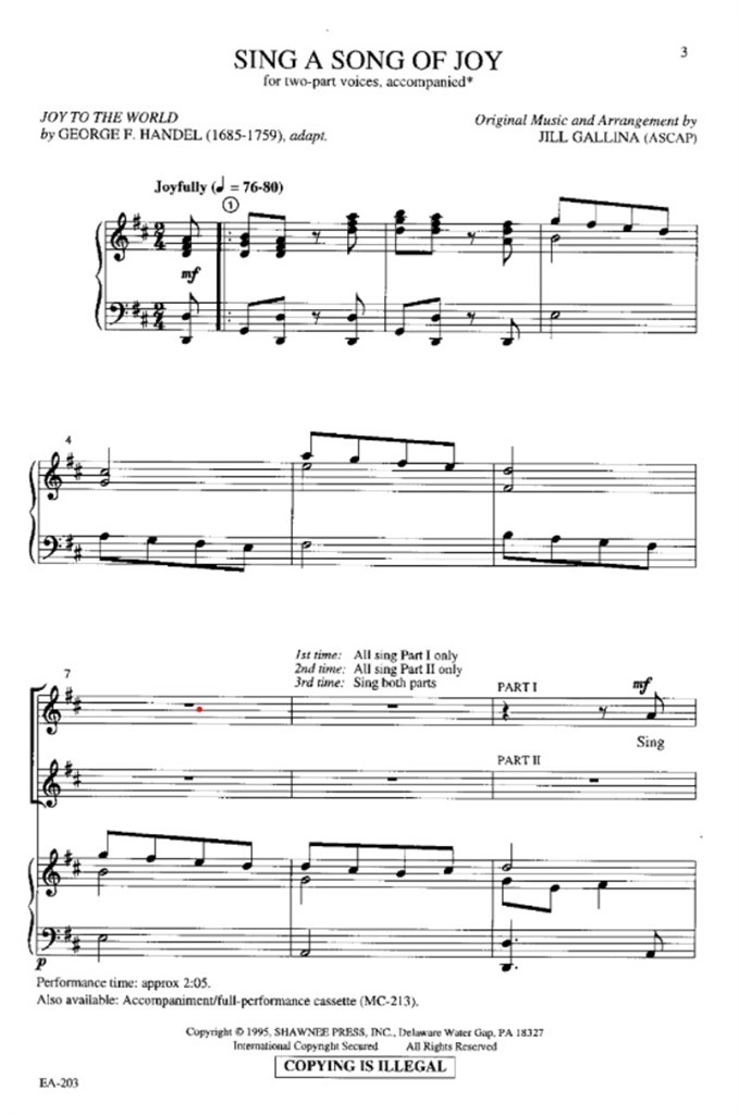 Sing a Song of Joy