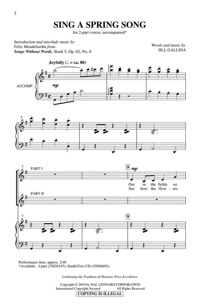 Sing a Spring Song