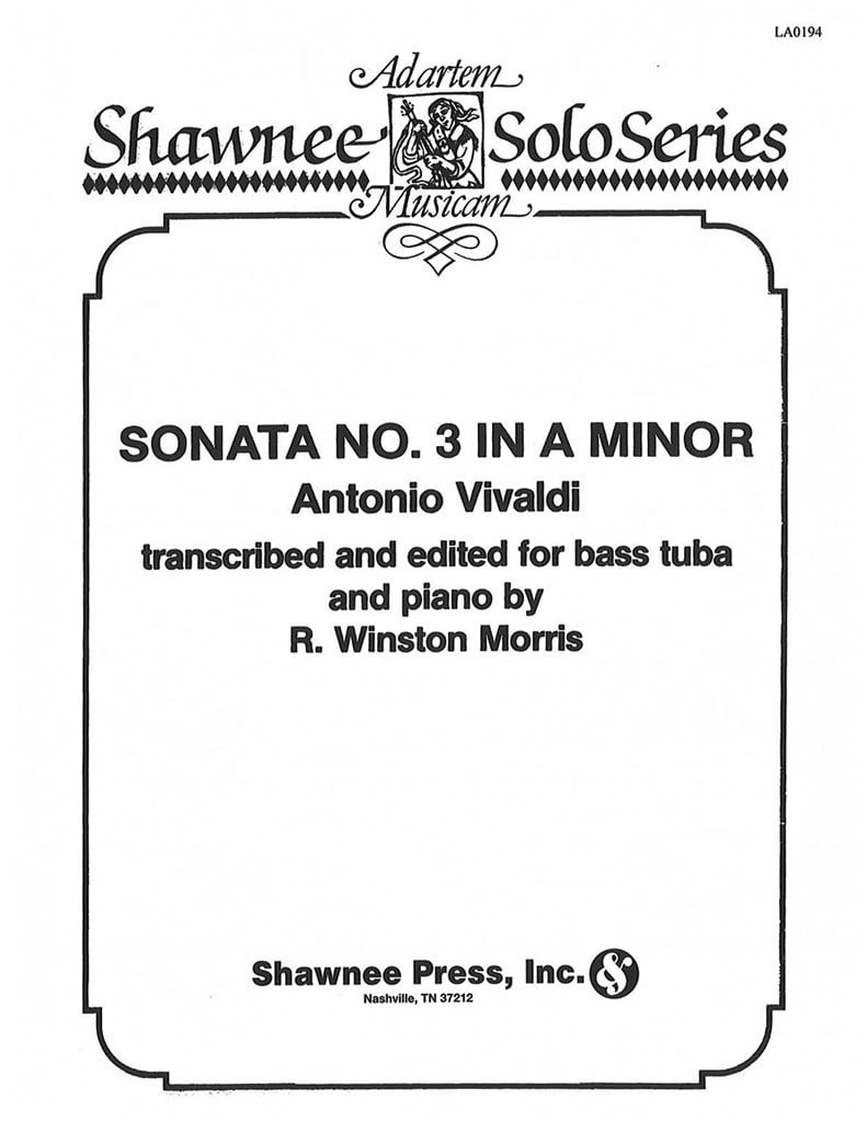 Sonata 3 in a min - Vivaldi Tuba pno