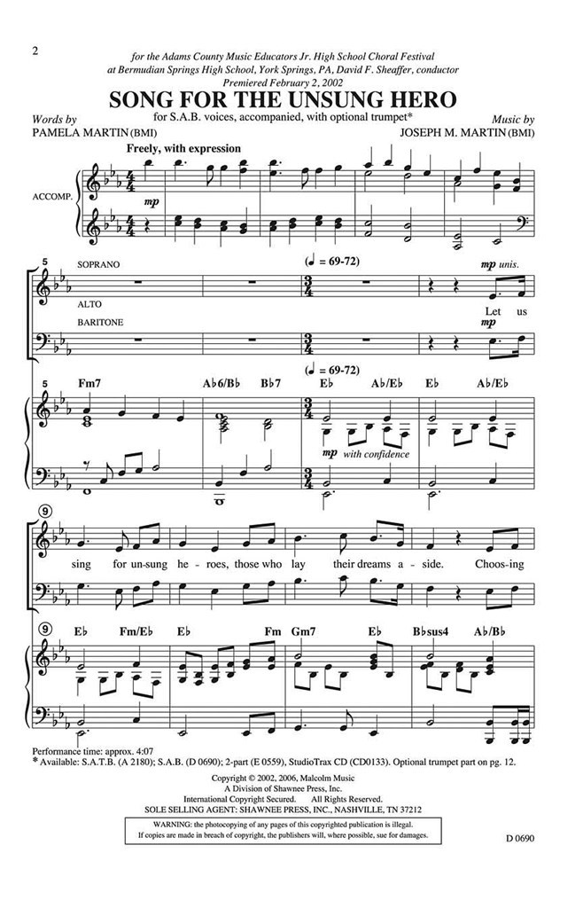 Song for the Unsung Hero