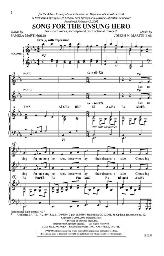 Song for the Unsung Hero