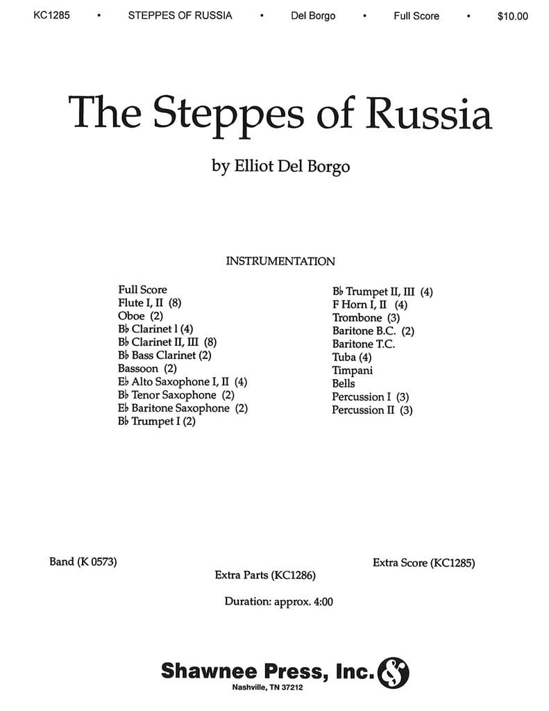Steppes of Russia Full Score