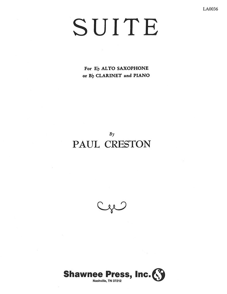 Suite for E Flat Alto Saxophone