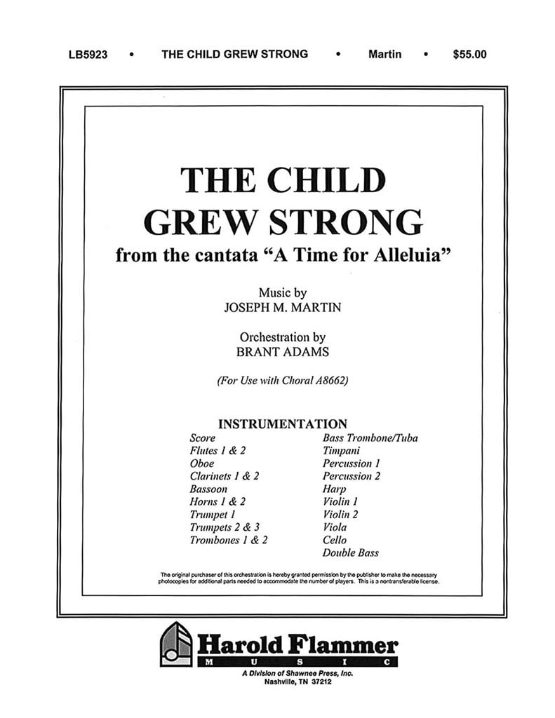 The Child Grew Strong from A Time for Alleluia