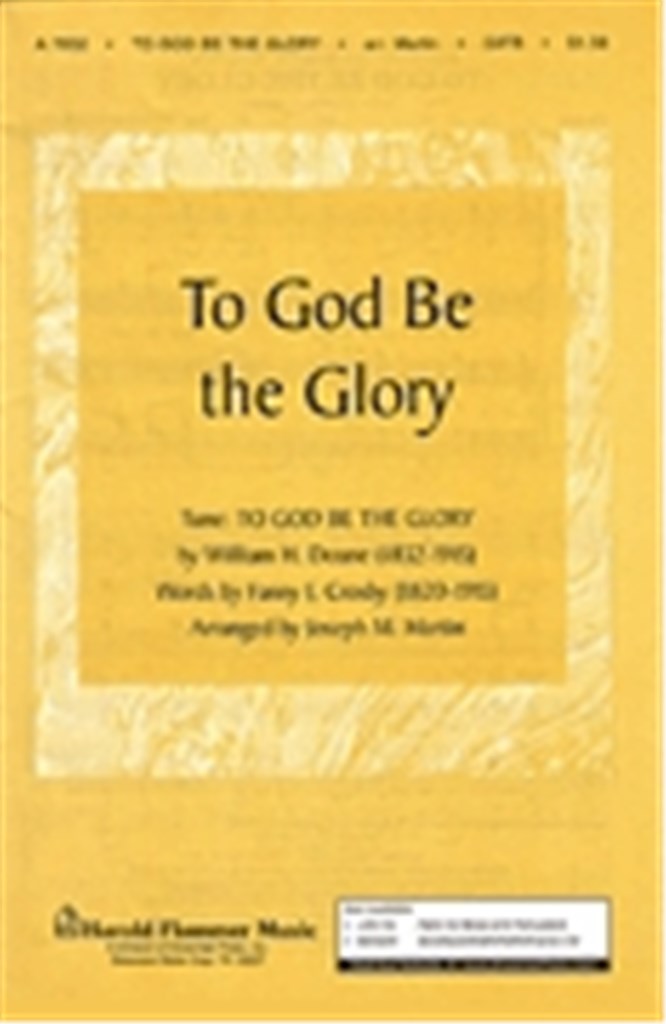 To God Be the Glory