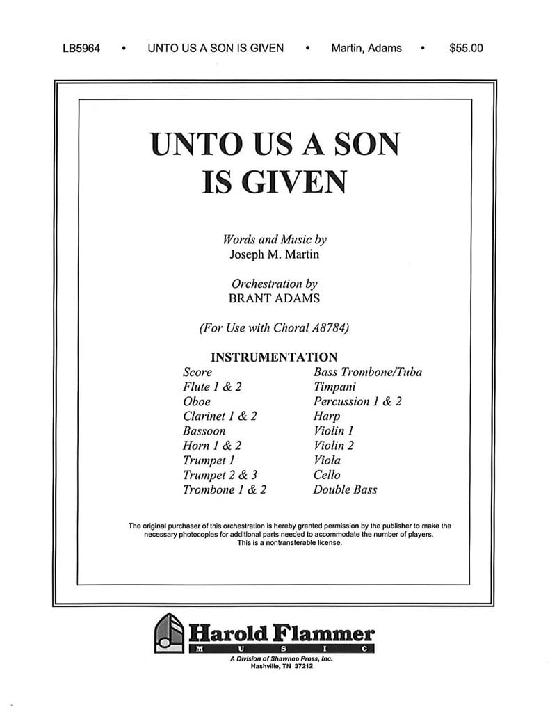 Unto Us a Son Is Given