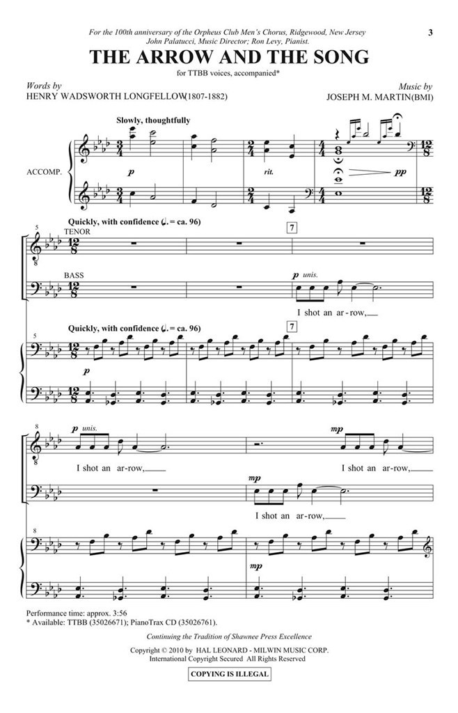The Arrow and the Song