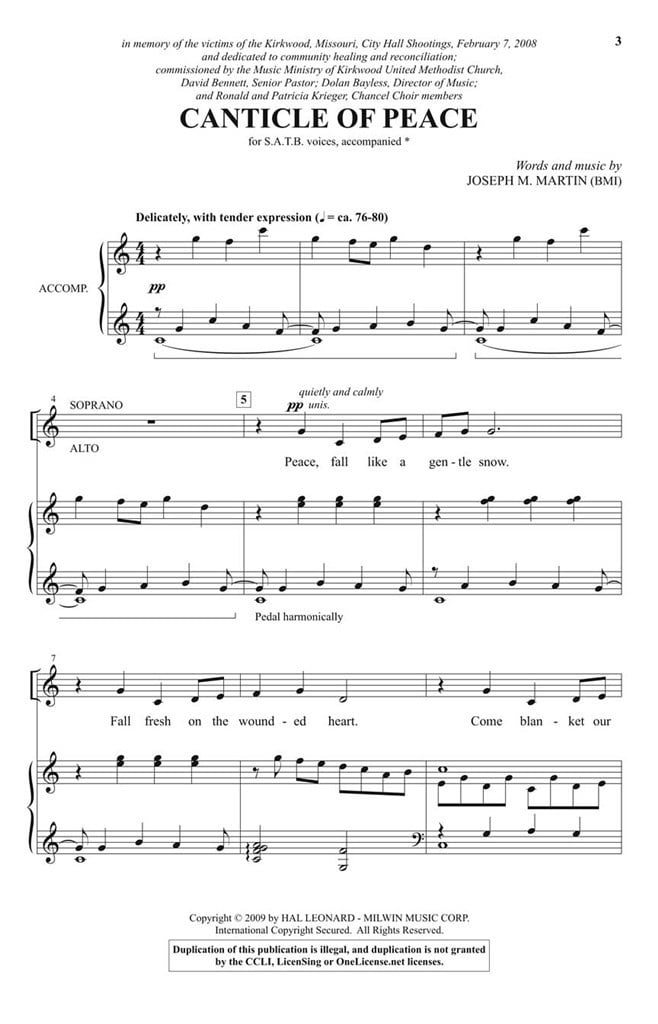 Canticle of Peace