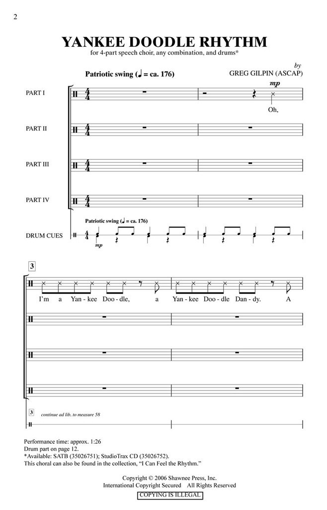 Yankee Doodle Rhythm