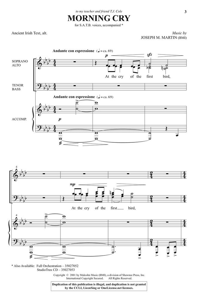 Morning Cry from A Time for Alleluia!