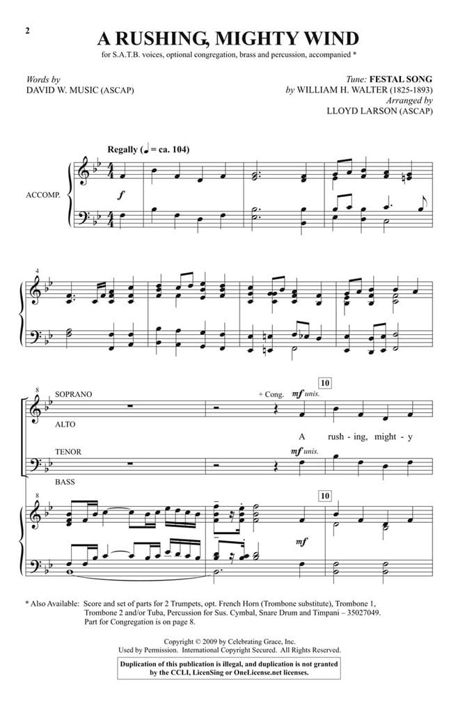 A Rushing, Mighty Wind