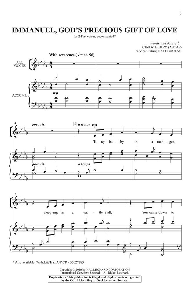 Immanuel, God's Precious Gift of Love