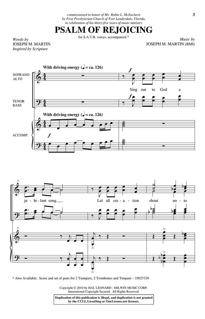 Psalm of Rejoicing