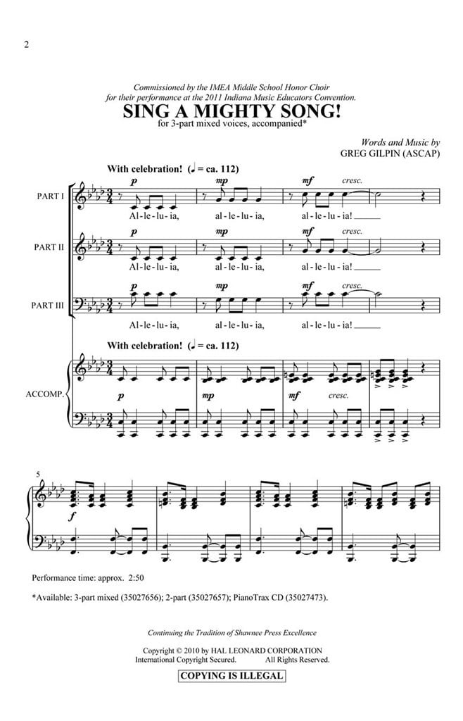 Sing a Mighty Song!
