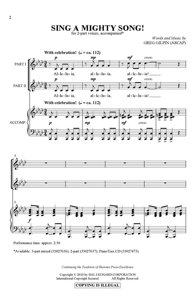 Sing a Mighty Song!