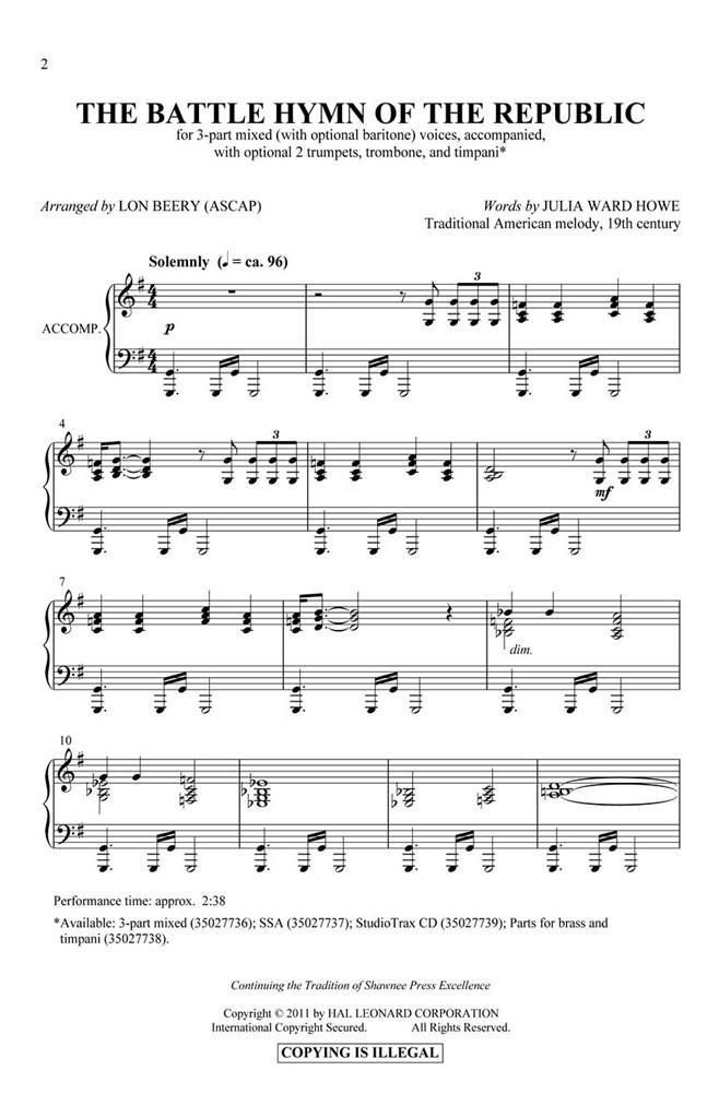The Battle Hymn of the Republic