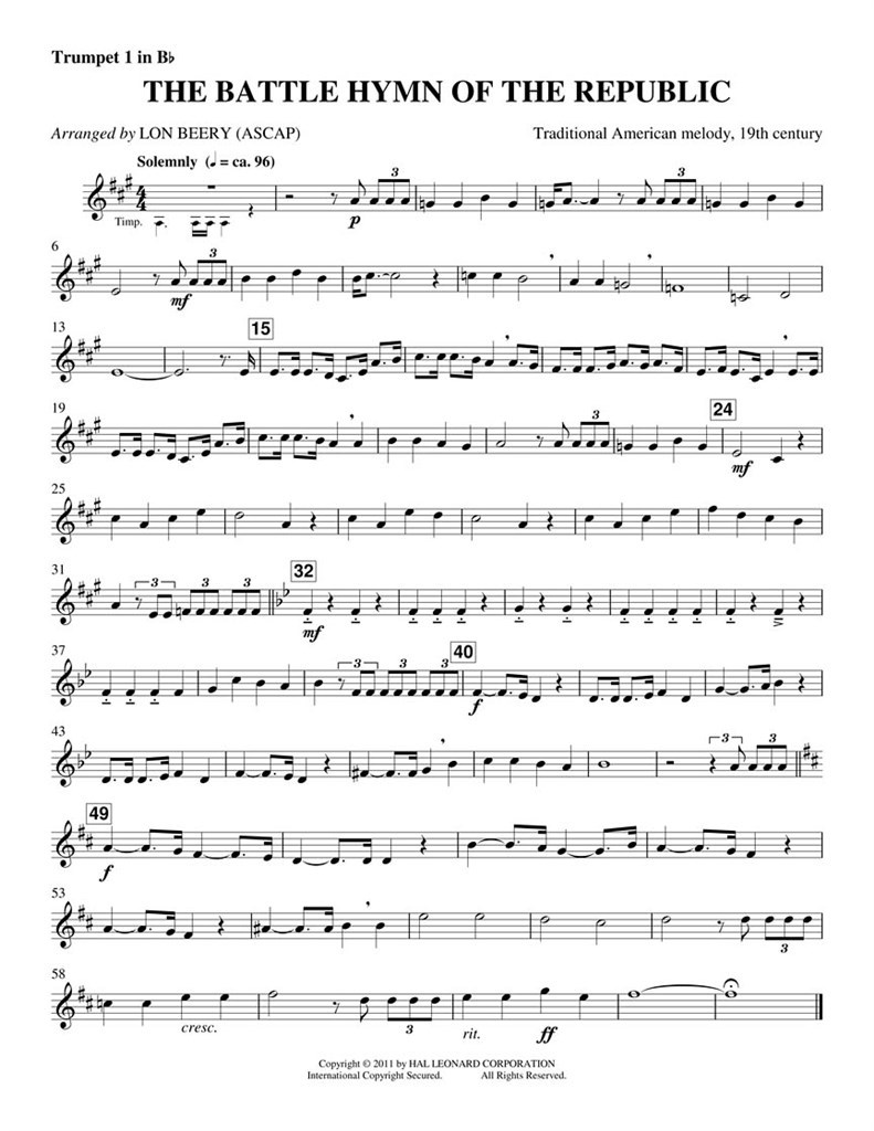The Battle Hymn of the Republic