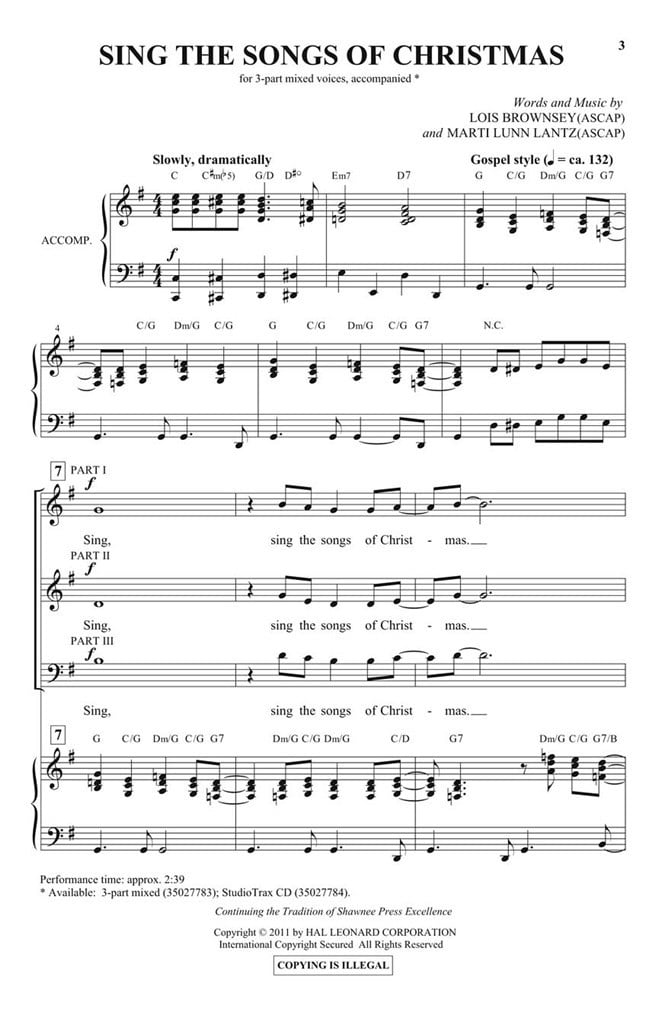 Sing the Songs of Christmas