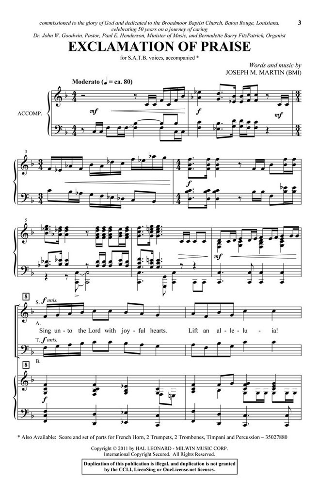 Exclamation of Praise