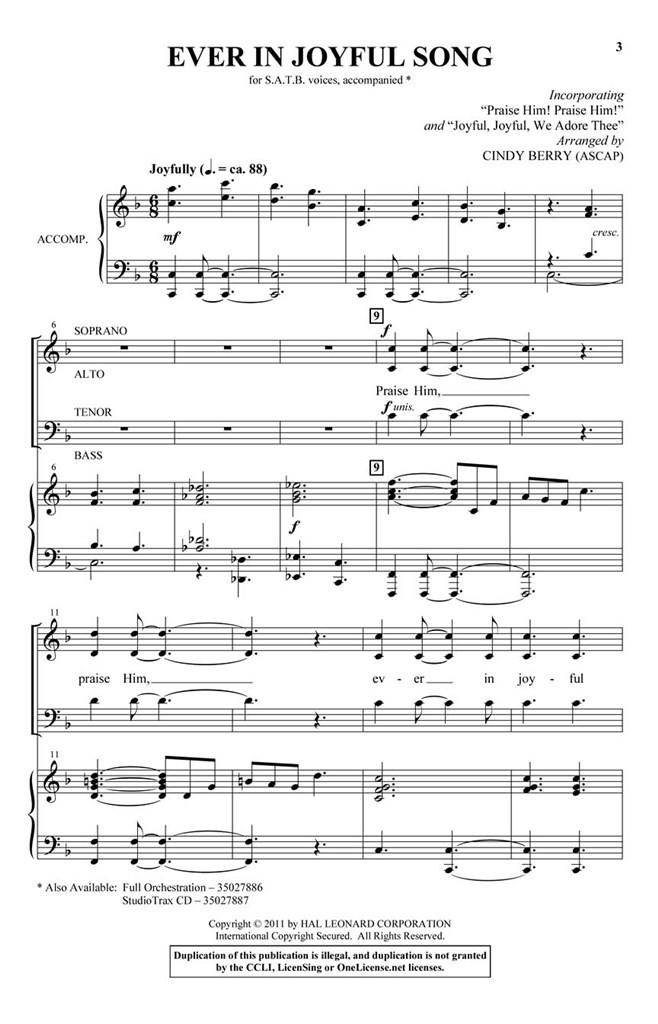 Ever in Joyful Song