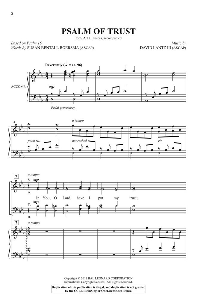 Psalm of Trust