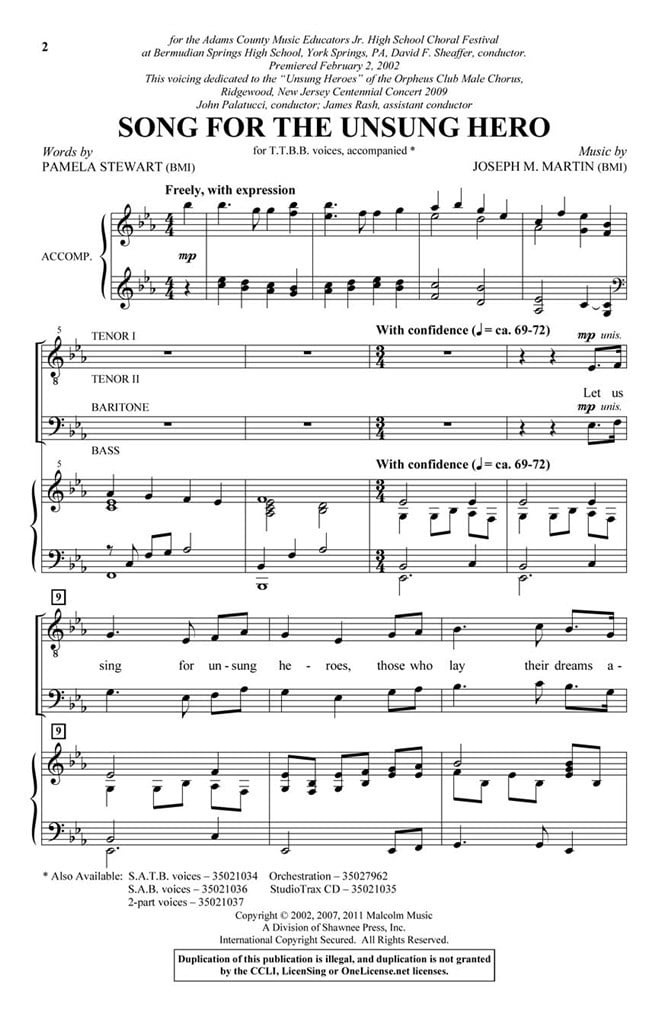Song for the Unsung Hero